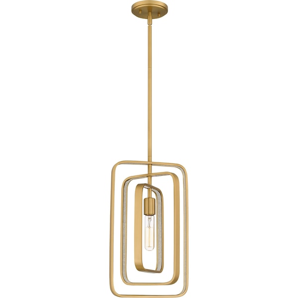 Quoizel Dupree Mini Pendant 1 Light Brushed Weathered B PCDPR1510BWS - main